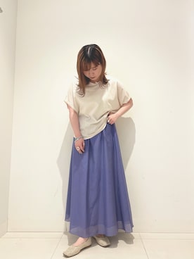 「あべのハルカス」｜わきちゃんさん（レディース・152cm）の春コーディネート