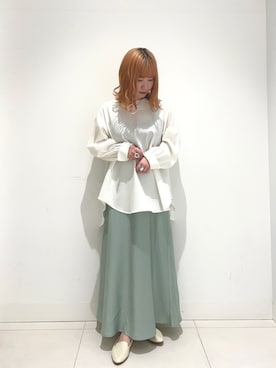 「あべのハルカス」｜わきちゃんさん（レディース・152cm）の春コーディネート