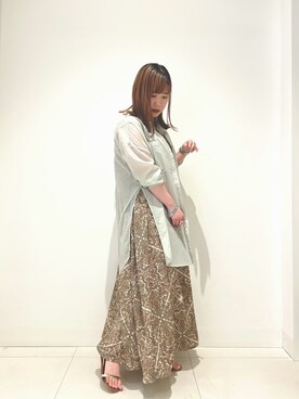 「あべのハルカス」｜わきちゃんさん（レディース・152cm）の春コーディネート
