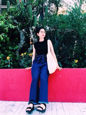 Kyu◡̈⃝⋆*さん（レディース・165cm）の秋コーディネート