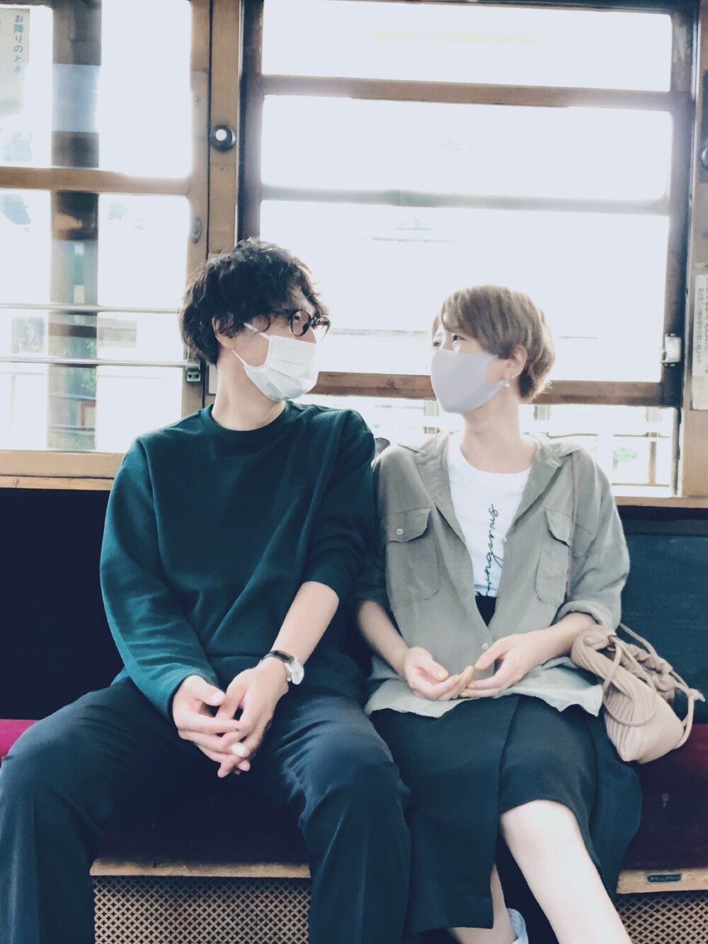 「秋のコーデ、シンプルコーデ、大人カジュアル、カジュアルコーデ、秋服準備はじめました、秋のマイ旬スタイル、デート、リンクコーデ、ゆるコーデ」｜「clearのウエストゴムペンシルロングスカート（スカート、ブラック系）」を使った、Kyu◡̈⃝⋆*さん（レディース・165cm）の秋コーディネートの1枚目の写真