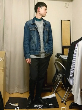 マダラメさん(メンズ・169cm)の冬コーディネート