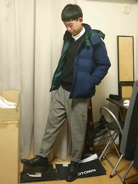 マダラメさん(メンズ・169cm)の冬コーディネート