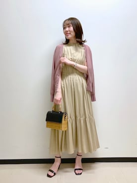 「andemiu」｜「アイテム（アンサンブル）」を使った、nabeさん（レディース・160cm）の春コーディネート