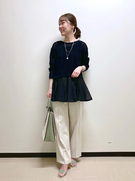 nabeさん（レディース・160cm）の春コーディネート
