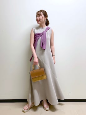 「andemiu」｜「アイテム（アンサンブル）」を使った、nabeさん（レディース・160cm）の春コーディネート
