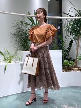 nabeさん（レディース・160cm）の春コーディネート