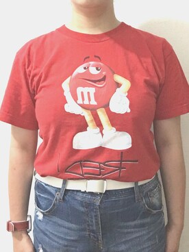 「M&M（エムアンドエム）のアイテム」を使った、彩 加さん（レディース・157cm）の夏コーディネート
