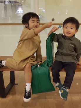 ranrenさん（キッズ・90cm）の秋コーディネート