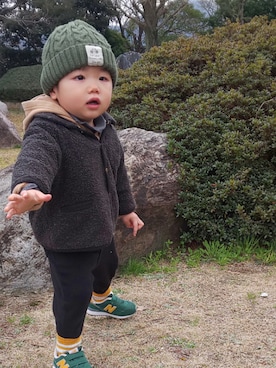 ranrenさん（キッズ・90cm）の冬コーディネート