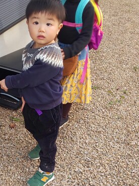 ranrenさん（キッズ・90cm）の冬コーディネート