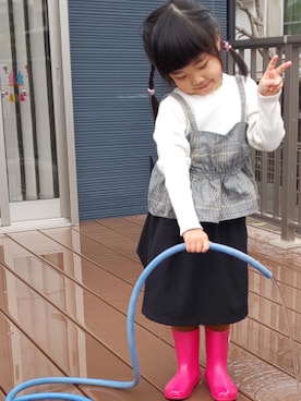 ranrenさん（キッズ・90cm）の春コーディネート
