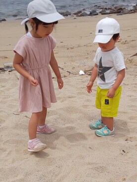 ranrenさん（キッズ・90cm）の夏コーディネート