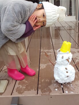 ranrenさん（キッズ・90cm）の冬コーディネート