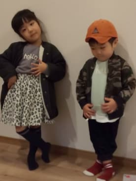 ranrenさん（キッズ・90cm）の冬コーディネート