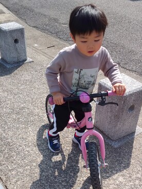 「BdeR（ビーデアール）のアイテム」を使った、ranrenさん（キッズ・90cm）の春コーディネート