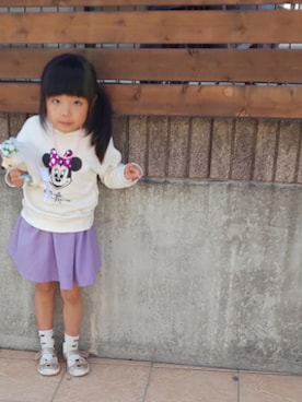 「BdeR（ビーデアール）のアイテム」を使った、ranrenさん（キッズ・90cm）の春コーディネート