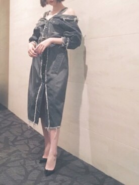 「CHRISTIAN DADA（クリスチャンダダ）のアイテム（オールインワン・サロペット）」を使った、riiiinaさん（レディース・160cm）の春コーディネート