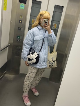 「ファンシー」｜「アイテム（ジャケット/アウター）」を使った、𝒜𝒴𝒜𝒦𝒜さん（レディース・157cm）の冬コーディネート