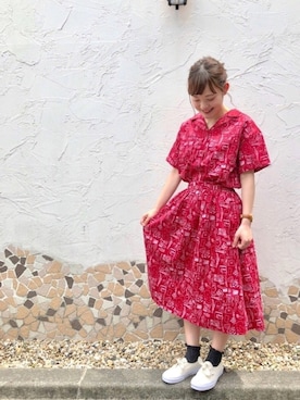 87チャン☺︎さん（レディース・155cm）の春コーディネート