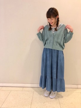 87チャン☺︎さん(レディース・155cm)の春コーディネート