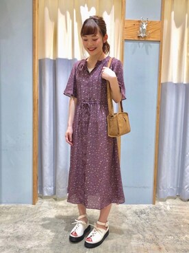 87チャン☺︎さん（レディース・155cm）の夏コーディネート