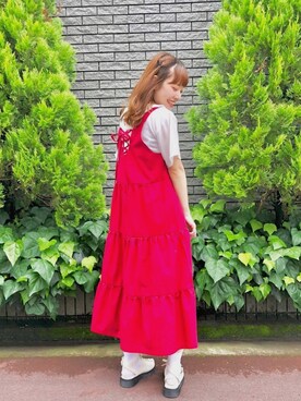 87チャン☺︎さん（レディース・155cm）の夏コーディネート