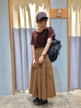 87チャン☺︎さん（レディース・155cm）の夏コーディネート