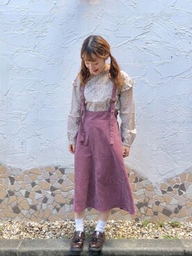 87チャン☺︎さん（レディース・155cm）の秋コーディネート