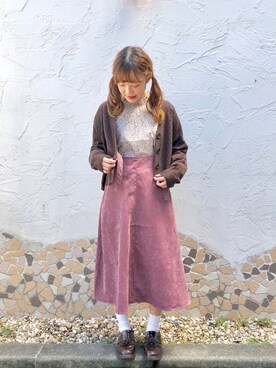 87チャン☺︎さん（レディース・155cm）の秋コーディネート