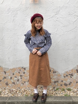 87チャン☺︎さん（レディース・155cm）の秋コーディネート