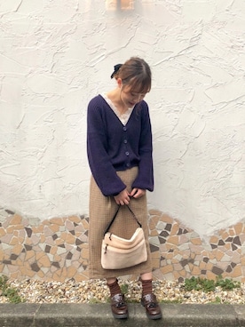 87チャン☺︎さん（レディース・155cm）の秋コーディネート