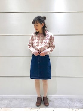 87チャン☺︎さん（レディース・155cm）の冬コーディネート