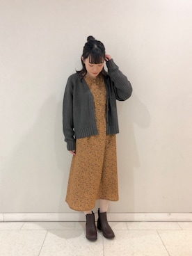 87チャン☺︎さん（レディース・155cm）の冬コーディネート