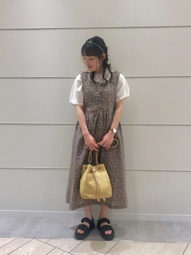 87チャン☺︎さん（レディース・155cm）の夏コーディネート