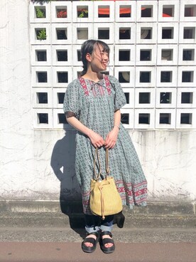 87チャン☺︎さん（レディース・155cm）の夏コーディネート