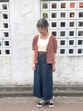 87チャン☺︎さん(レディース・155cm)の夏コーディネート