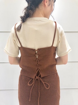 87チャン☺︎さん（レディース・155cm）の夏コーディネート