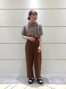 87チャン☺︎さん(レディース・155cm)の夏コーディネート