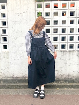 87チャン☺︎さん（レディース・155cm）の夏コーディネート