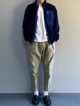 「Steven Alan（スティーブンアラン）のアイテム（レッグウェア）」を使った、ちーうーさん（メンズ・169cm）の秋コーディネート