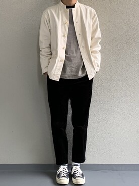 「Steven Alan（スティーブンアラン）のアイテム（レッグウェア）」を使った、ちーうーさん（メンズ・169cm）の冬コーディネート