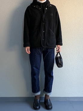 「Steven Alan（スティーブンアラン）のアイテム（レッグウェア）」を使った、ちーうーさん（メンズ・169cm）の冬コーディネート