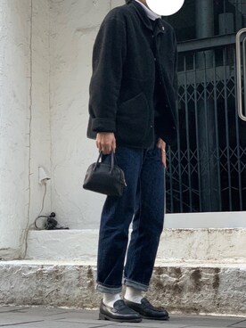 「Steven Alan（スティーブンアラン）のアイテム（レッグウェア）」を使った、ちーうーさん（メンズ・169cm）の冬コーディネート