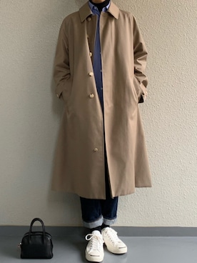 「Steven Alan（スティーブンアラン）のアイテム（レッグウェア）」を使った、ちーうーさん（メンズ・169cm）の冬コーディネート