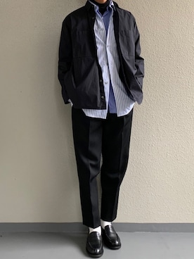 「Steven Alan（スティーブンアラン）のアイテム（レッグウェア）」を使った、ちーうーさん（メンズ・169cm）の冬コーディネート