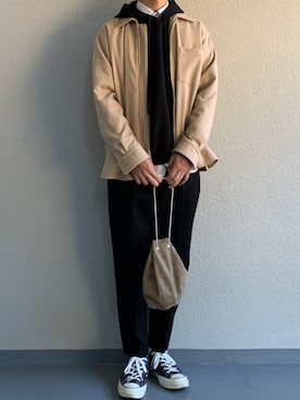 「Steven Alan（スティーブンアラン）のアイテム（レッグウェア）」を使った、ちーうーさん（メンズ・169cm）の冬コーディネート
