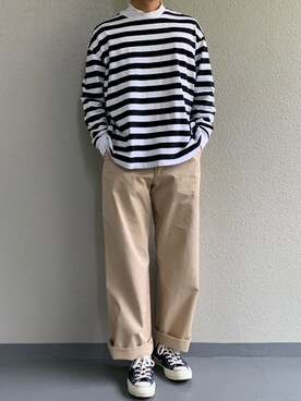 ちーうーさん（メンズ・169cm）の春コーディネート