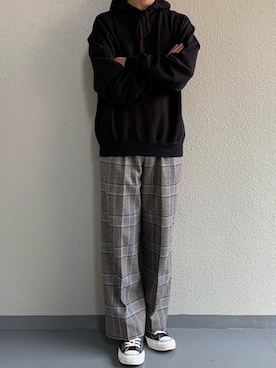 「BLAMINK（ブラミンク）のアイテム」を使った、ちーうーさん（メンズ・170cm）の冬コーディネート