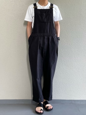 「NEAT（ニート）のアイテム（オールインワン・サロペット）」を使った、ちーうーさん（メンズ・170cm）の夏コーディネート